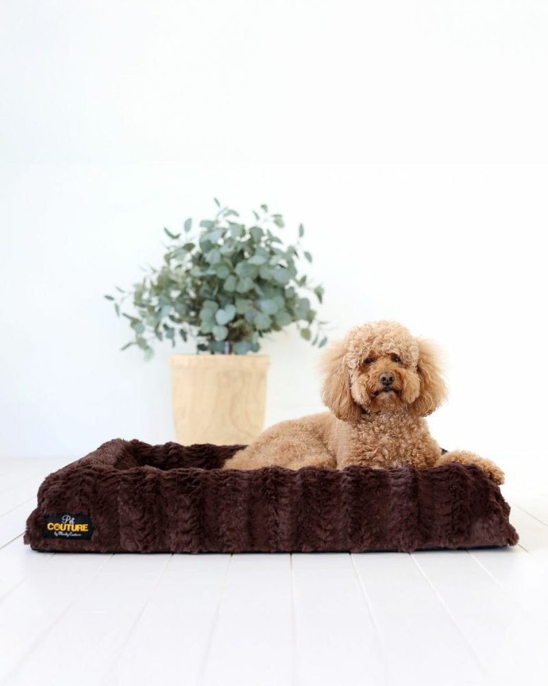 Brown Plume Pet Bed