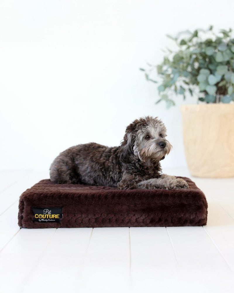 Brown Plume Pet Crate Pad