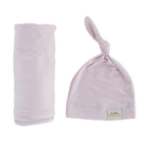 Swaddle and Hat - Lavender
