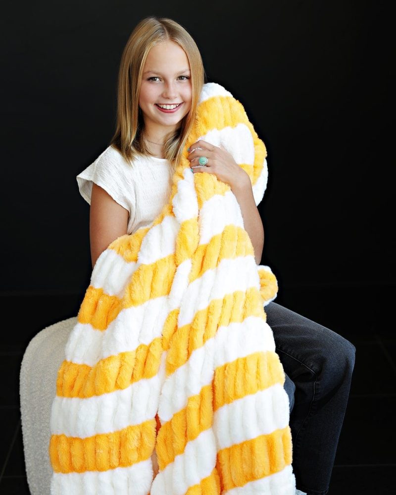 Hugs Creamsicle Blanket