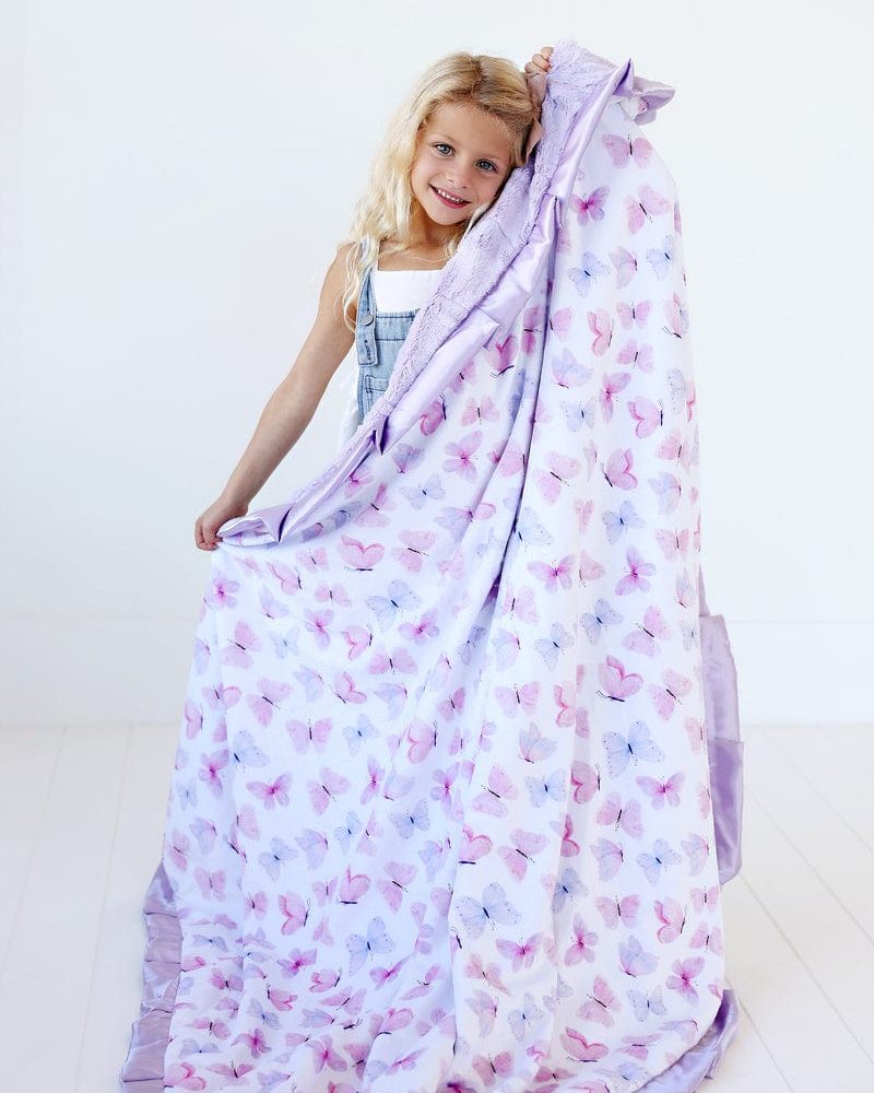 Pastel Butterfly Blanket
