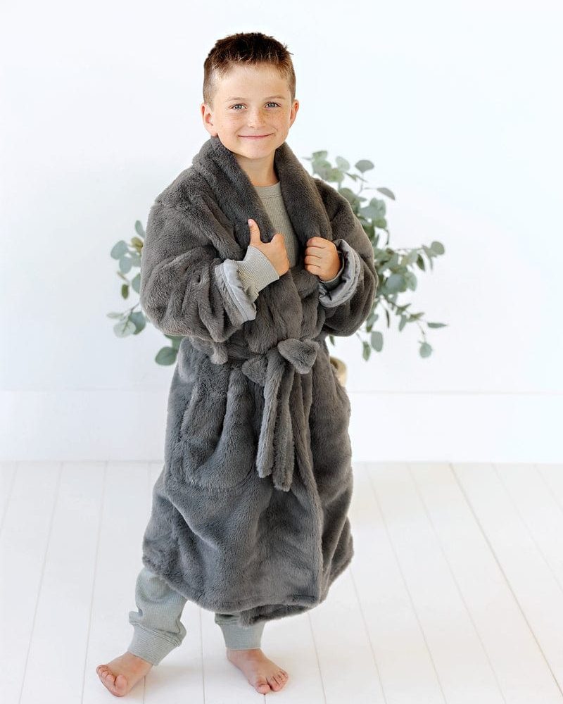 Kids Charcoal Robe