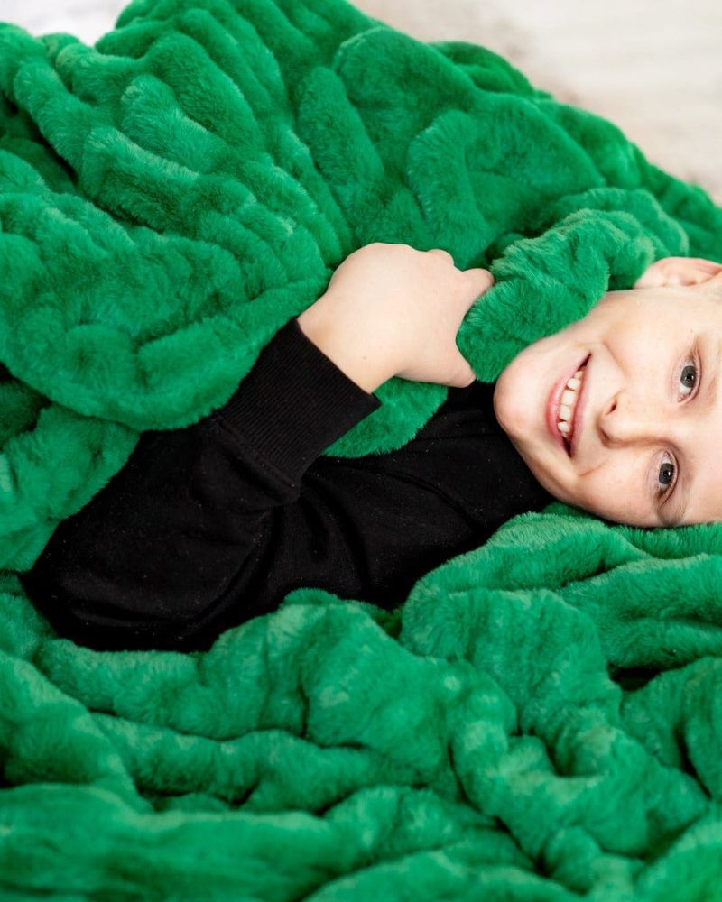 Hugs Green Blanket