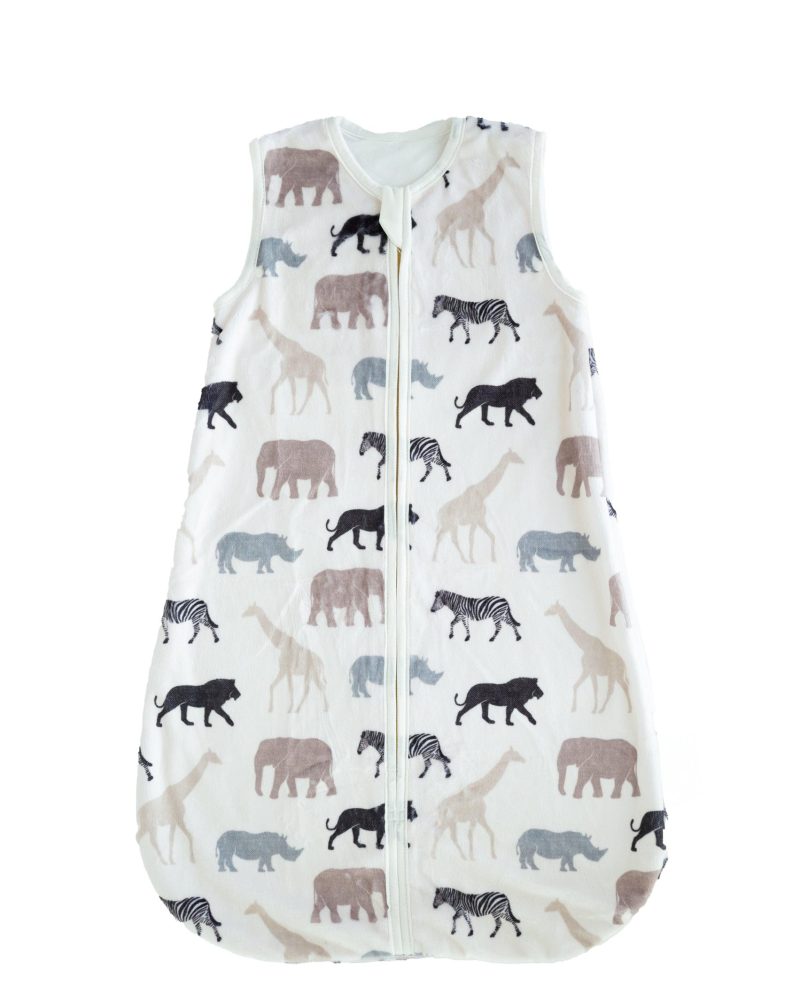 Safari Wearable Minky Blanket