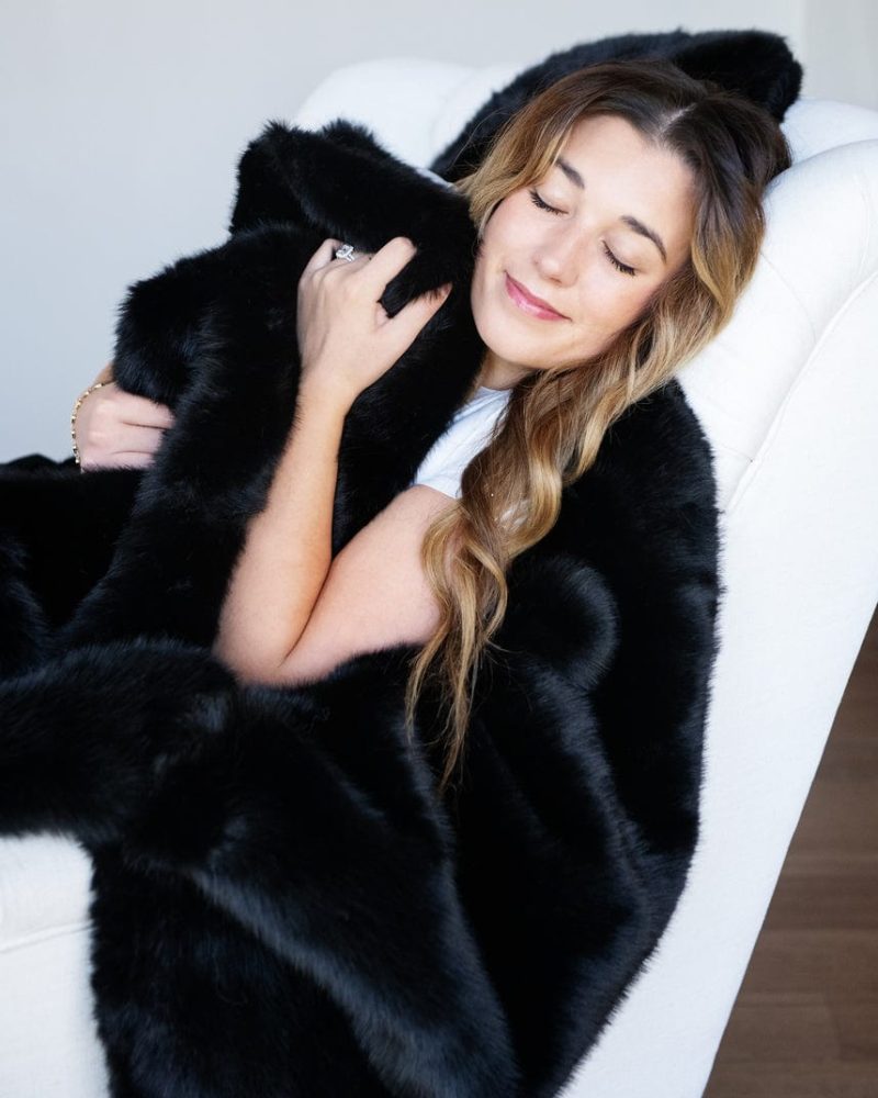 Extreme Plush Black Blanket