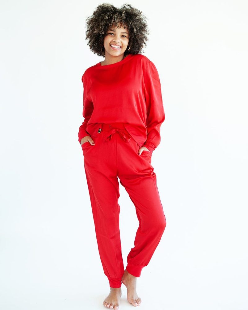 Must be Satin Pajamas - Red