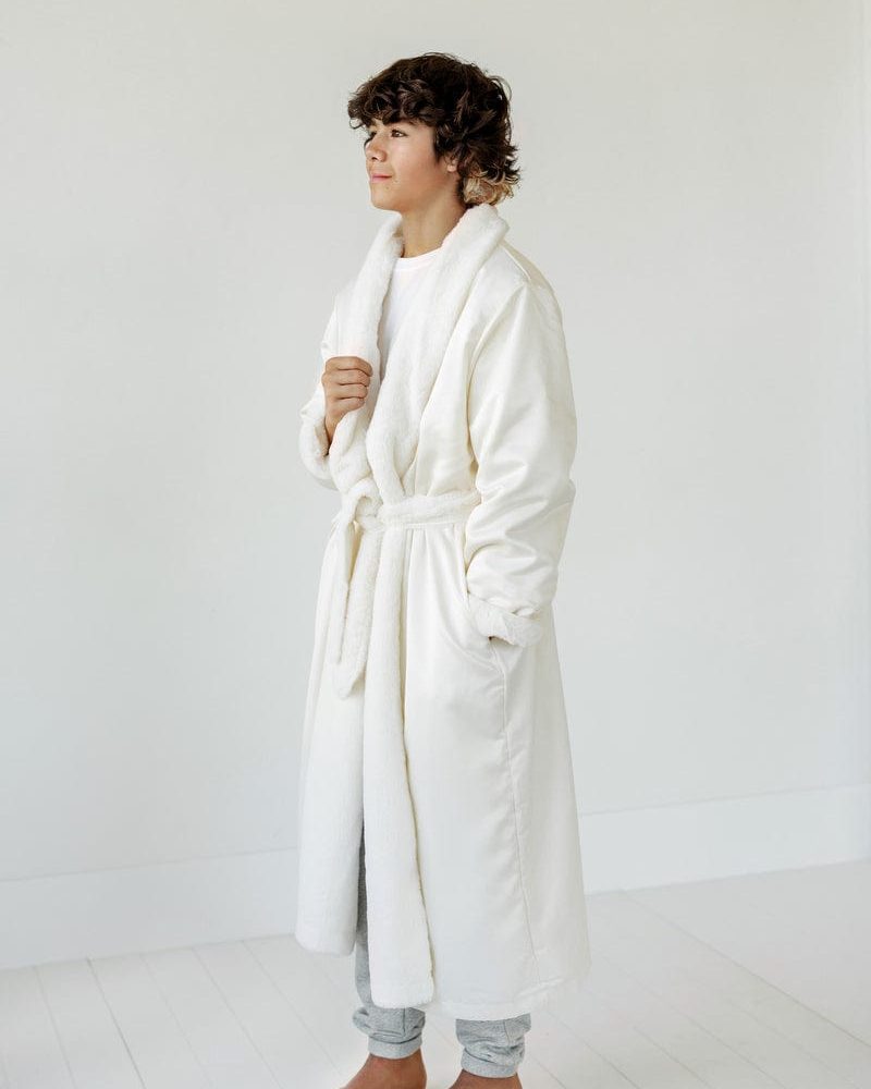 Satin Cream Robe